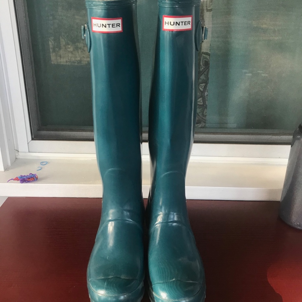 Teal Hunter Boots